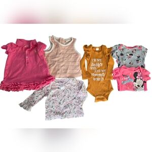 Bundle baby girls clothes. 6M